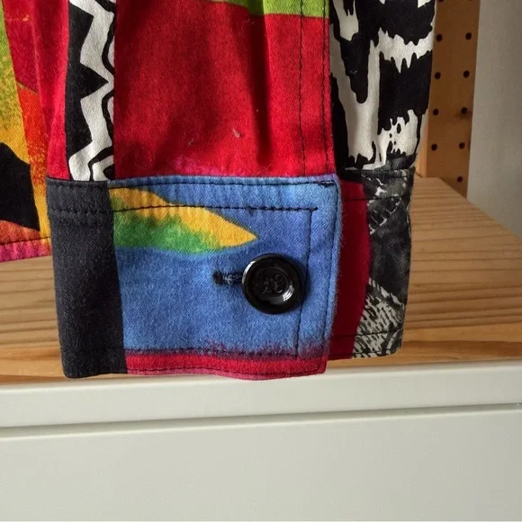 Erin London Multicolor Patchwork Jacket - Picture 4 of 7